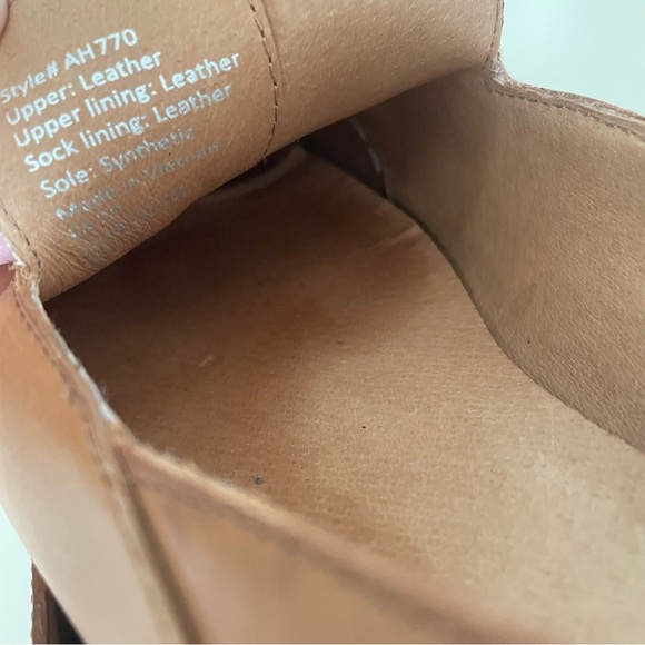 Madewell Frances Skimmer Leather Flats English Saddle Loafers Size 10 - Picture 4 of 9